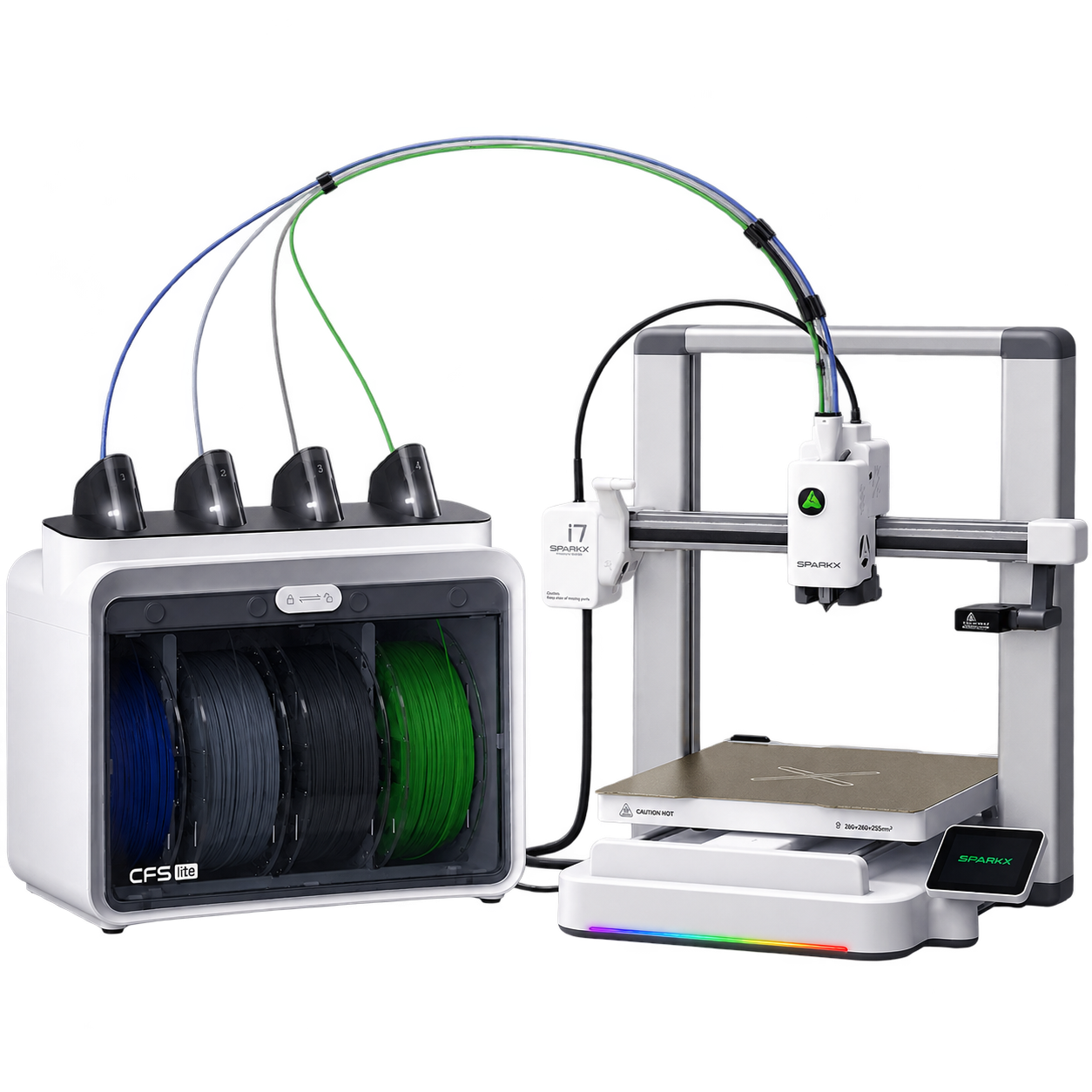 Impresora 3D Creality Sparkx i7 con sistema CFS Lite multicolor