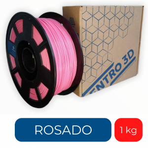 Filamento PLA marca Centro 3D Rosado