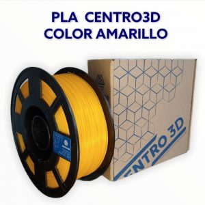 Filamento de impresion 3D PLA Centro 3D Amarillo
