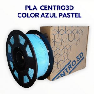 Filamento de impresion 3D PLA Centro 3D Azul pastel