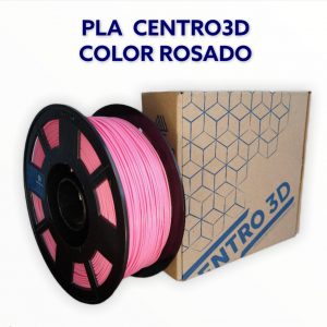 Filamento de impresion 3D PLA Centro 3D Rosado